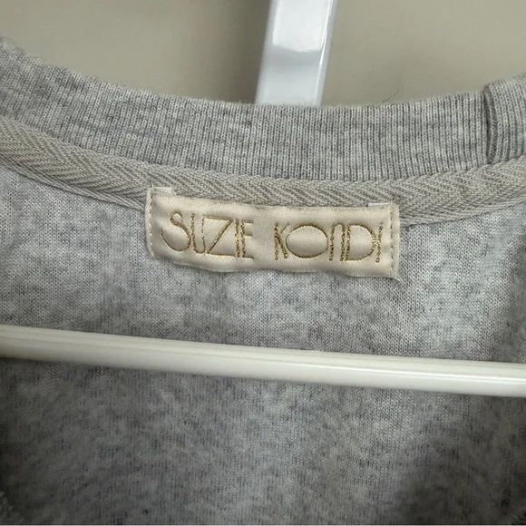 SUZIE KONDI Samos cotton-blend velour sweatshirt and sweatpants set size S - Picture 5 of 12